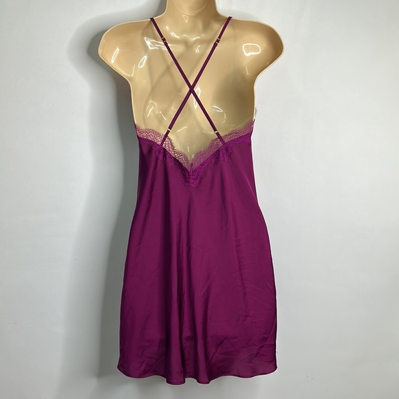 Victoria’s Secret silky lace lingerie slip dress - Picture 5 of 6